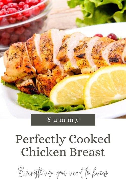 perfectly cooked chicken breast