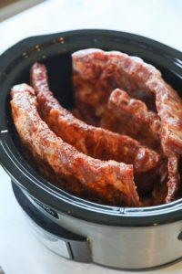 pork ribs in a crockpot