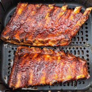 pork ribs in an air fryer