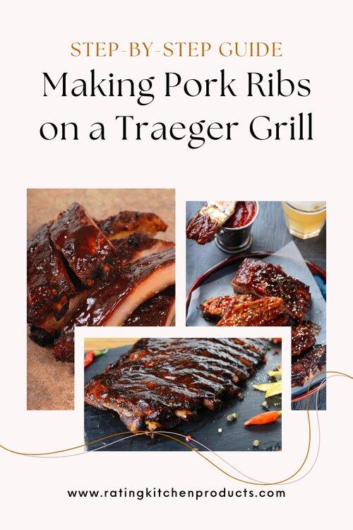 pork ribs on a traeger grill