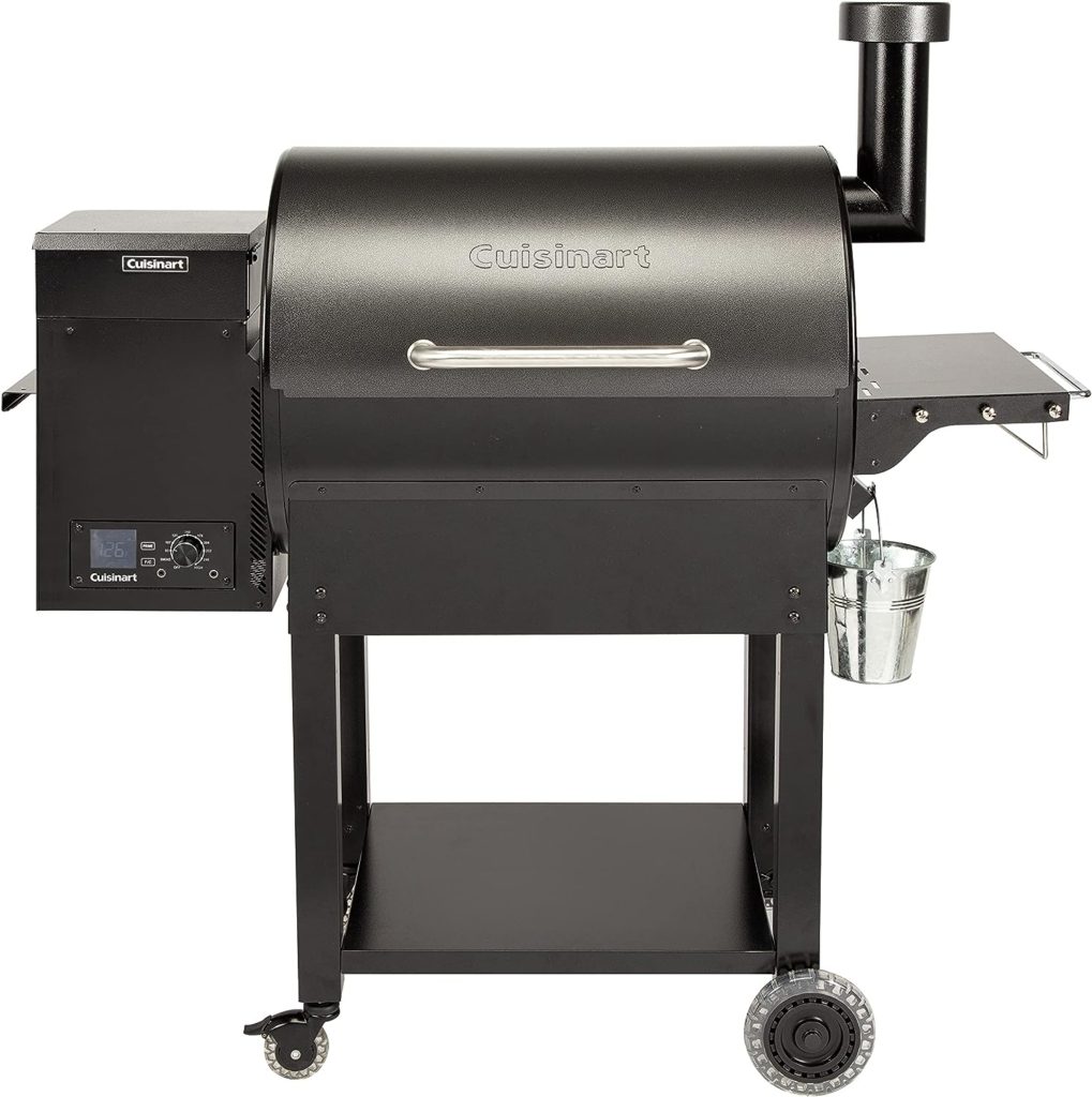 Cuisinart CPG-700 Grill and Smoker, 52x24.5x49.3, Deluxe Wood Pellet Grill  Smoker