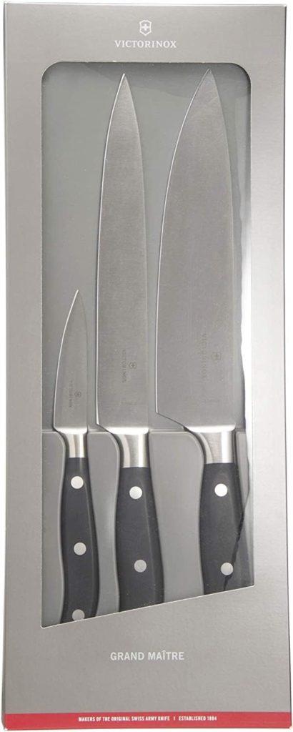 Victorinox Forged 3-Piece Chefs Knife Set - Innovative Knives - Kitchen Utensils - 8 - Black