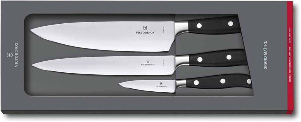 Victorinox Forged 3-Piece Chefs Knife Set - Innovative Knives - Kitchen Utensils - 8 - Black