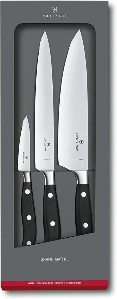 Victorinox Forged 3-Piece Chefs Knife Set - Innovative Knives - Kitchen Utensils - 8 - Black