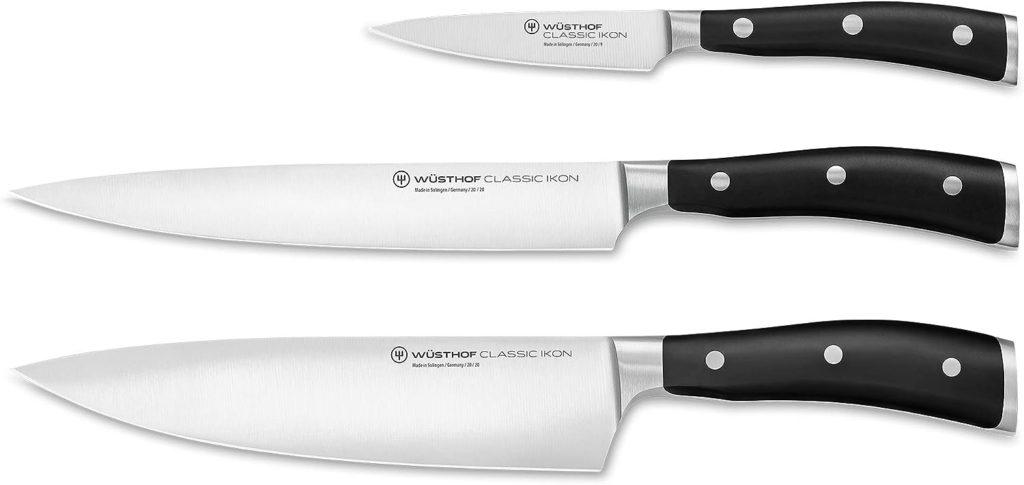 WÜSTHOF Classic IKON 3-Piece Chefs Knife Set