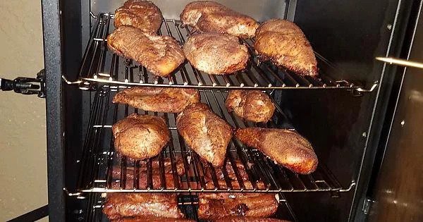 chicken breast in electric smoker