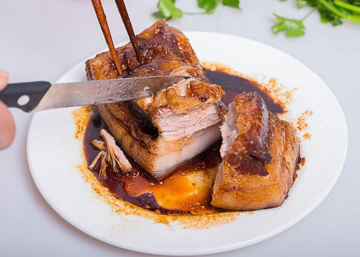 Asian style pork belly