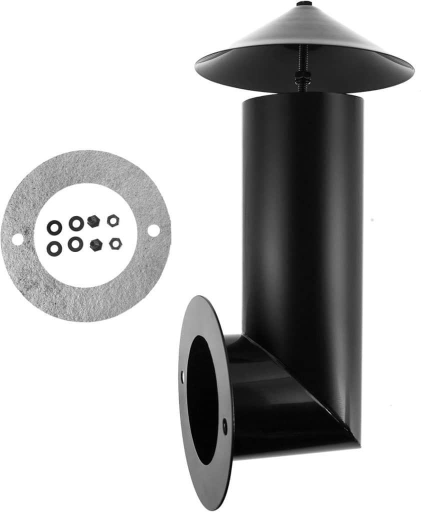 Grill Smoke Stack, Smoker Chimney Replacement Part for Pit Boss, Traeger, Camp Chef and Other Pellet Grills Smokers