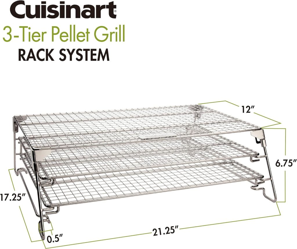 Cuisinart CGR-725 3-Tier Pellet Grill Rack System