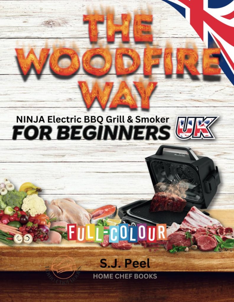 THE WOODFIRE WAY - NINJA Electric BBQ Grill  Smoker for Beginners: Discover the Ninja Woodfire Electric Pellet Smoker, a versatile outdoor BBQ, ... frying, and roasting sensation in UK METRIC     Paperback – May 22, 2023