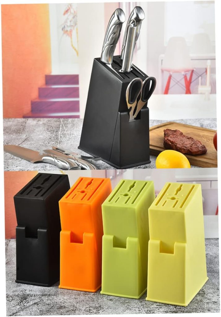 3pcs Block Knives Holder Cutlery Organizer Storage Solution Holder Block Japanese Kitchen Storage Drawers Stand Kitchen Storage Organizer Tableware Utensils