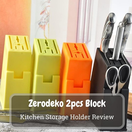 Zerodeko 2pcs Block Kitchen Storage Holder Review