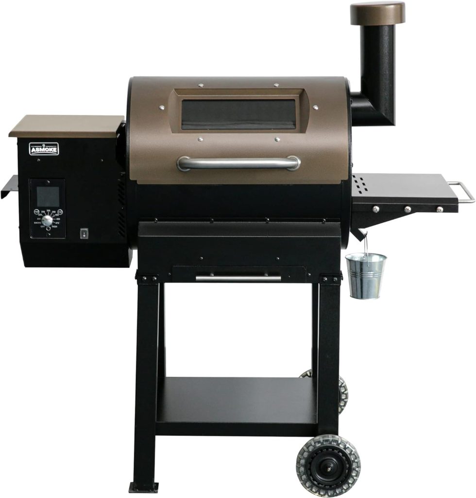 Asmoke Skylights AS550P Wood Pellet Grill Smoker 515 sq. in. ASCA patented system, Bronze