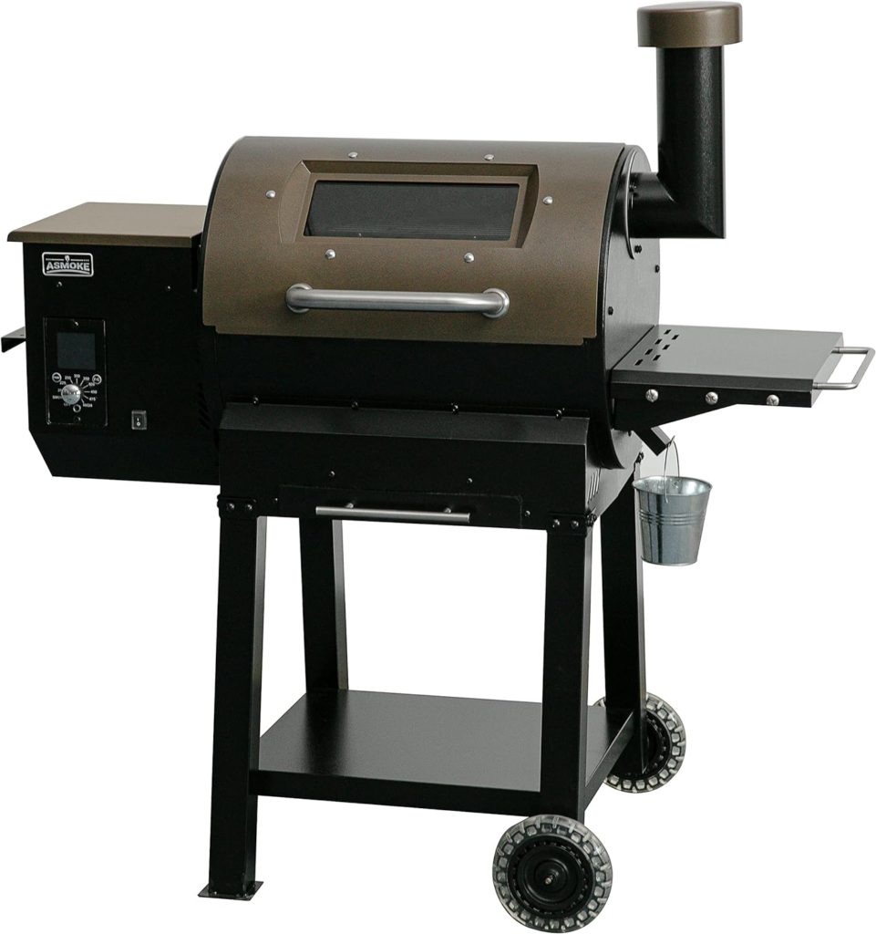 Asmoke Skylights AS550P Wood Pellet Grill Smoker 515 sq. in. ASCA patented system, Bronze