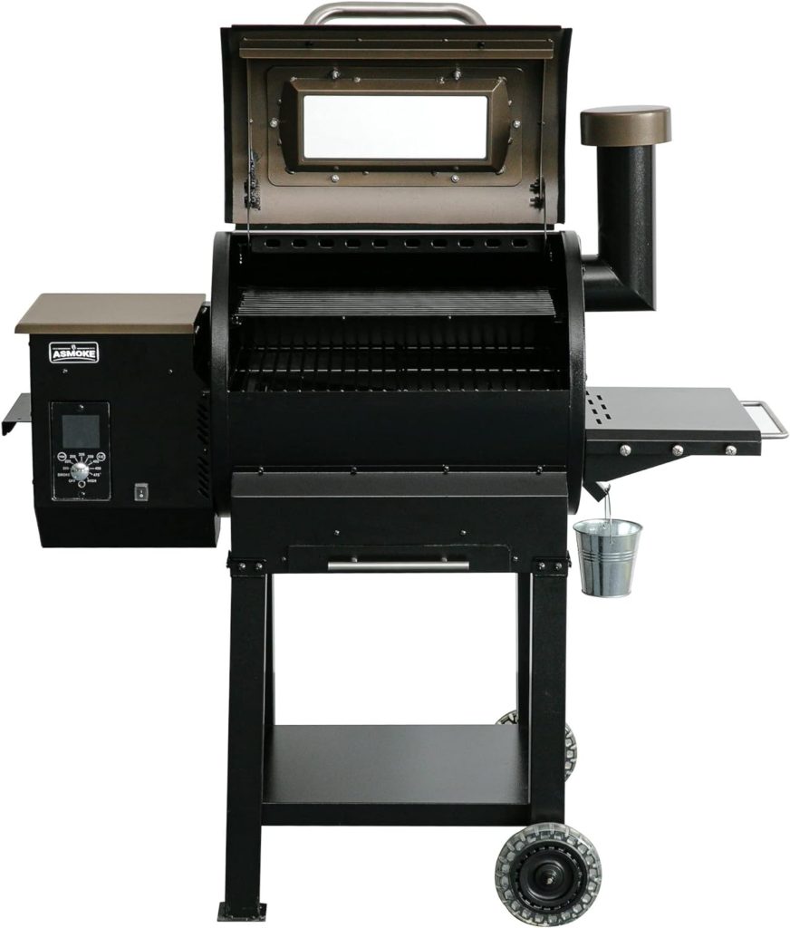 Asmoke Skylights AS550P Wood Pellet Grill Smoker 515 sq. in. ASCA patented system, Bronze