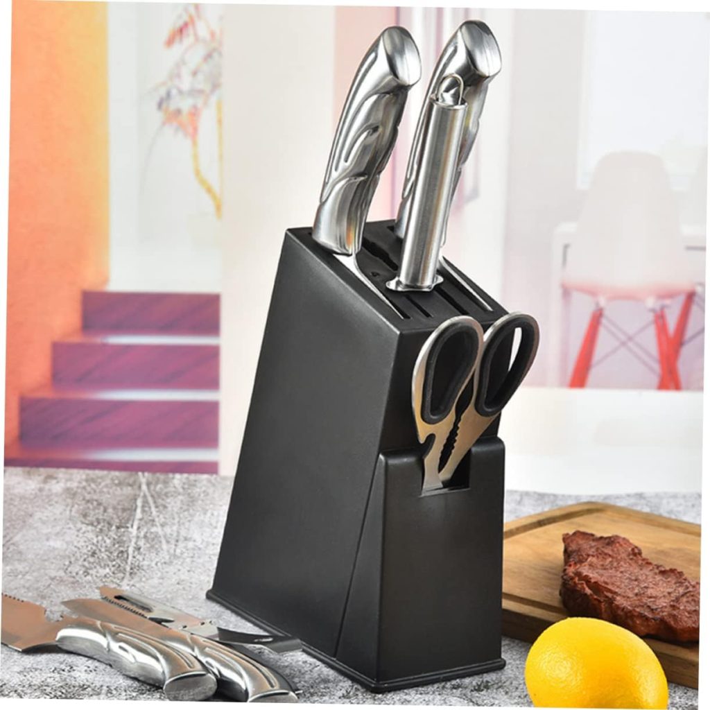 Cabilock 2pcs Block Holder Block Storage Pull Utensil Holder Drawer Japanese Kitchen Serving Utensils Stainless Steel Kitchen Storage Organizer Tableware Storage Rack