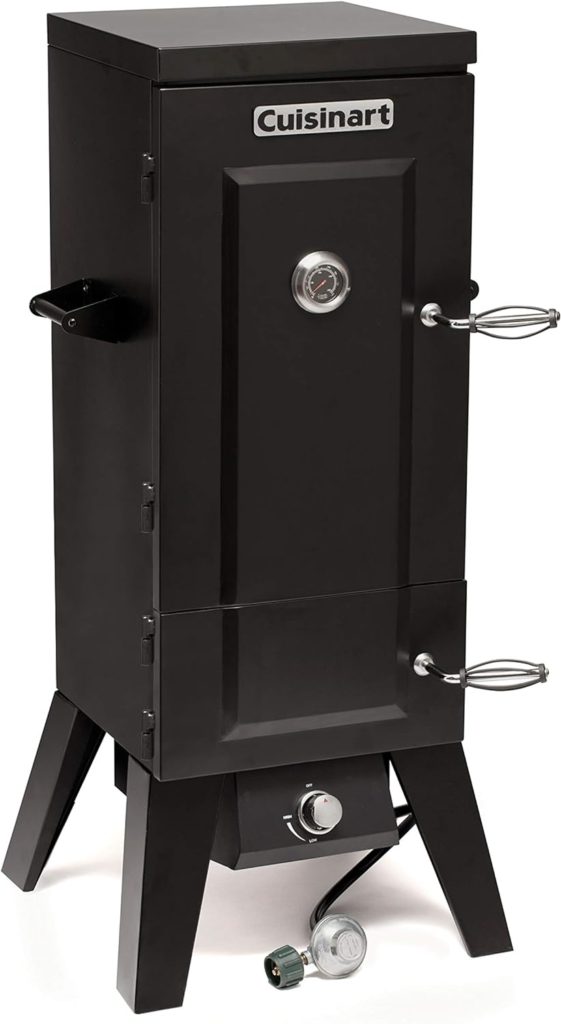 Cuisinart COS-330 Vertical Electric Smoker, Three Removable Smoking Shelves, 30, 548 sq. inches Cooking Space