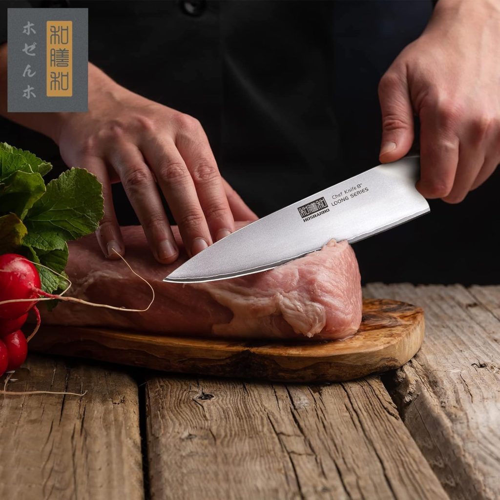 HOSHANHO Kitchen Knife in Japanese Steel AUS-10  7 Inch Professional Santoku Knives