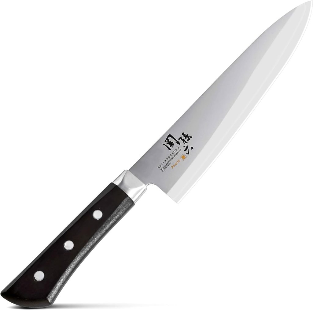 Kai KAI AE2907 Gyuto Knife Seki Magoroku Akane 7.1 inches (180 mm), Made in Japan, Dishwasher Safe, Easy Care