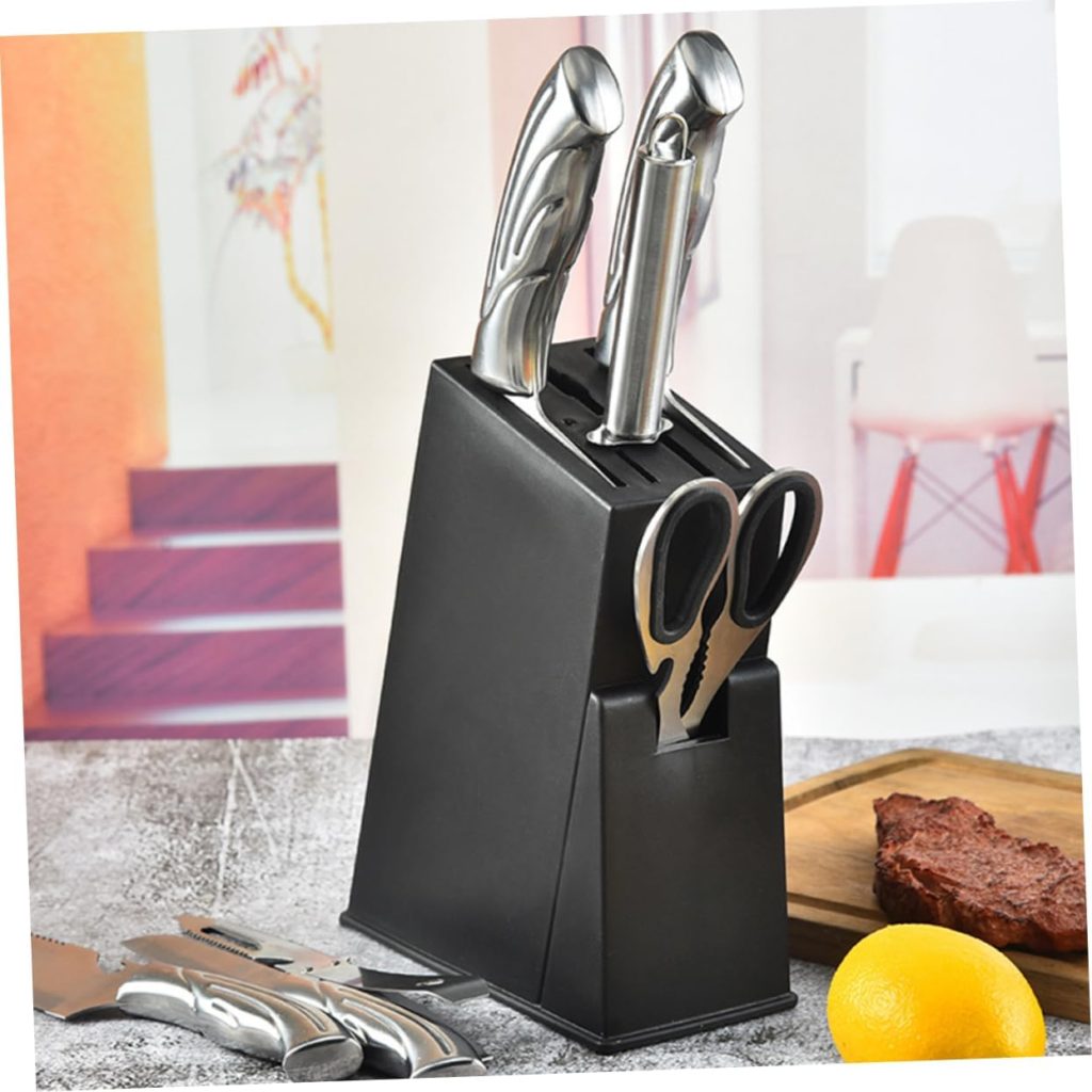 MAGICLULU 2pcs Block Storage Pull Storage Japanese Scissors Universal Holder Kitchen Storage Drawers Drawer Organizer Butcher Stainless Steel Tableware