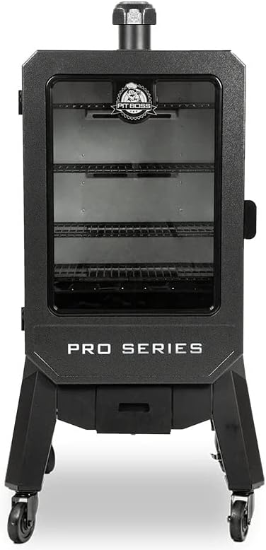 PIT BOSS PRO Pellet Smoker 1077 Sq inch with WiFi and Bluetooth - Black Sand