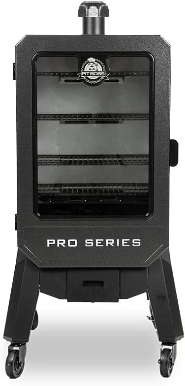 PIT BOSS PRO Pellet Smoker 1077 Sq inch with WiFi and Bluetooth - Black Sand