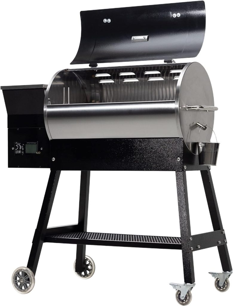 recteq Patio Legend 410 Wood Pellet Smoker Grill | Wifi  App Connectivity | Temp Range 180° to 700+°