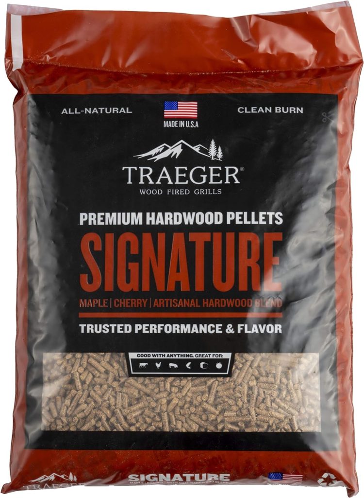 Traeger Grills Signature Blend 100% All-Natural Wood Pellets for Smokers and Pellet Grills, BBQ, Bake, Roast, and Grill, 20 lb. Bag  Grills SPC171 Pork and Poultry Rub with Apple and Honey