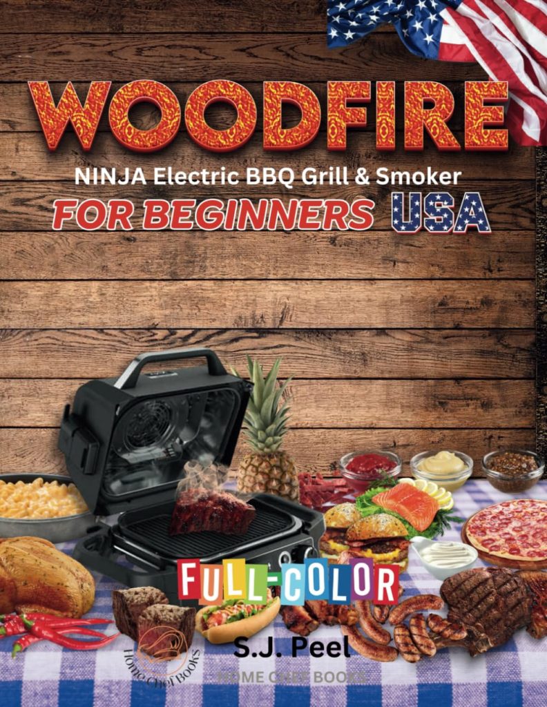 WOODFIRE: Discover the Ninja Woodfire Electric Pellet Smoker, a versatile outdoor BBQ, grilling, baking, dehydrating, smoking, air frying, and roasting sensation in US Measurements.     Paperback – April 20, 2023