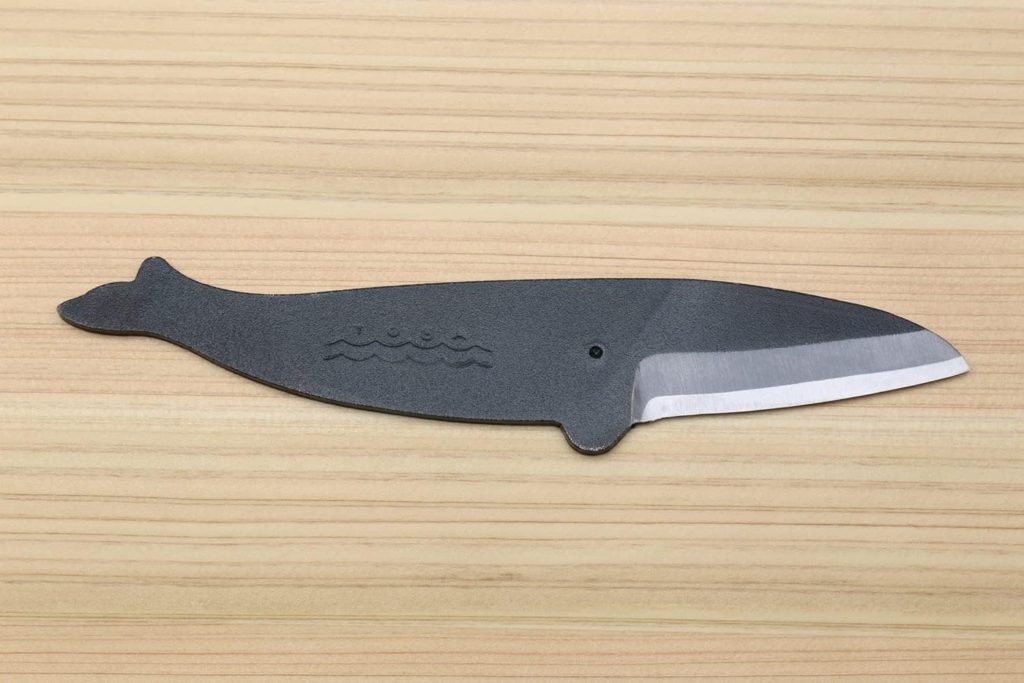 Yoshihiro Shiroko High Carbon Steel Kurouchi KUJIRA Whale Japanese Utility Knife (Type A) Made in Japan