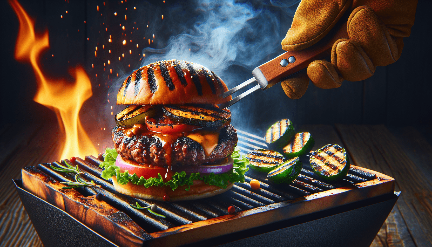 Delicious Burgers Cooked on a Pellet Grill